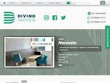 Tablet Screenshot of divinoimoveis.com